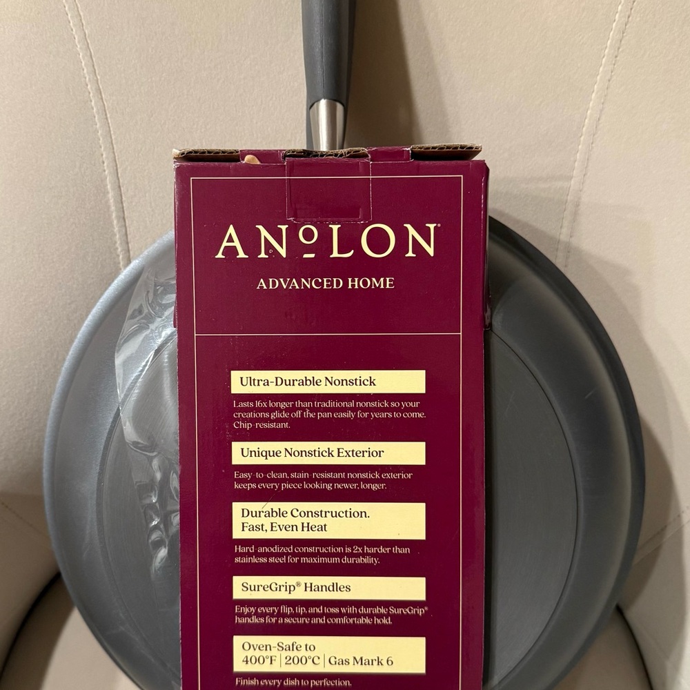 Advanced Home Nonstick Skillet - Gray